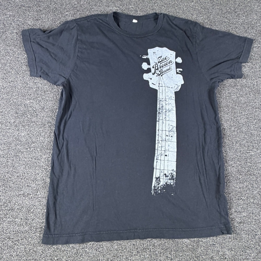 Alternative T-Shirt Mens L Zac Brown Band Southern Ground Black Graphic EUC